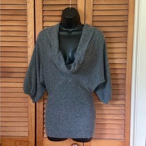 Love Stitch Cowl Neck Sweater